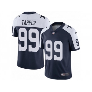 Men's Nike Dallas Cowboys #99 Charles Tapper Vapor Untouchable Limited Navy Blue Throwback Alternate NFL Jersey