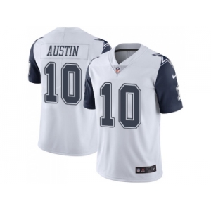 Nike Dallas Cowboys #10 Tavon Austin White Men Stitched NFL Limited Rush Jersey