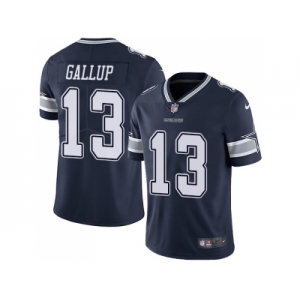 Nike Dallas Cowboys #13 Michael Gallup Navy Blue Team Color Men Stitched NFL Vapor Untouchable Limited Jersey