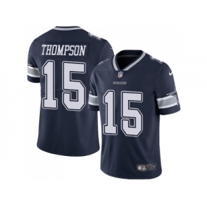 Nike Dallas Cowboys #15 Deonte Thompson Navy Blue Team Color Men Stitched NFL Vapor Untouchable Limited Jersey