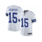 Nike Dallas Cowboys #15 Deonte Thompson White Men Stitched NFL Vapor Untouchable Limited Jersey