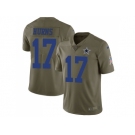 Nike Dallas Cowboys #17 Allen Hurns Olive Men Stitched NFL Limited 2017 Salute To Service Jersey