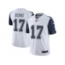 Nike Dallas Cowboys #17 Allen Hurns White Men Stitched NFL Limited Rush Jersey