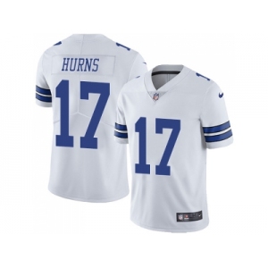 Nike Dallas Cowboys #17 Allen Hurns White Men Stitched NFL Vapor Untouchable Limited Jersey