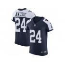 Nike Dallas Cowboys #24 Chidobe Awuzie Navy Blue Thanksgiving Men Stitched NFL Vapor Untouchable Throwback Elite Jersey