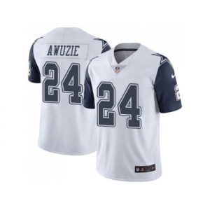 Nike Dallas Cowboys #24 Chidobe Awuzie White Men Stitched NFL Limited Rush Jersey