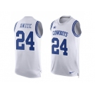 Nike Dallas Cowboys #24 Chidobe Awuzie White Men Stitched NFL Limited Tank Top Jersey