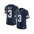 Nike Dallas Cowboys #3 Mike White Navy Blue Team Color Men Stitched NFL Vapor Untouchable Limited Jersey