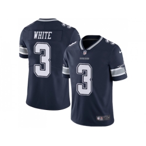 Nike Dallas Cowboys #3 Mike White Navy Blue Team Color Men Stitched NFL Vapor Untouchable Limited Jersey