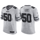 Nike Dallas Cowboys #50 Sean Lee 2016 Gridiron Gray II Men's NFL Limited Jersey