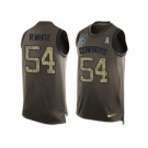 Nike Dallas Cowboys #54 Randy White Green Men's Stitched NFL Limited Salute To Service Tank Top Jersey