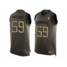 Nike Dallas Cowboys #59 Anthony Hitchens Green Men's Stitched NFL Limited Salute To Service Tank Top Jersey