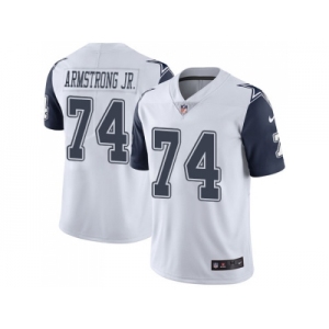Nike Dallas Cowboys #74 Dorance Armstrong Jr. White Men Stitched NFL Limited Rush Jersey