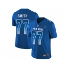 Nike Dallas Cowboys #77 Tyron Smith Royal Men Stitched NFL Limited NFC 2018 Pro Bowl Jersey