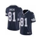 Nike Dallas Cowboys #81 Terrell Owens Navy Blue Team Color Men Stitched NFL Vapor Untouchable Limited Jersey