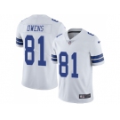 Nike Dallas Cowboys #81 Terrell Owens White Men Stitched NFL Vapor Untouchable Limited Jersey