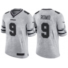 Nike Dallas Cowboys #9 Tony Romo 2016 Gridiron Gray II Men's NFL Limited Jersey