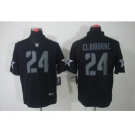 nike nfl dallas cowboys #24 morris claiborne black jerseys(impact limited)