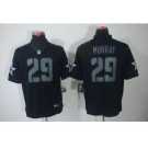 nike nfl dallas cowboys #29 demarco murray black jerseys(impact limited)