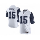 nike nfl jerseys dallas cowboys #15 street white[Limited throwback]