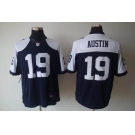 nike nfl jerseys dallas cowboys #19 austin blue[game limited throwback]