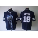 nike nfl jerseys dallas cowboys #19 austin blue[helmet tri-blend limited]