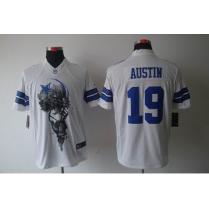 nike nfl jerseys dallas cowboys #19 austin white[helmet tri-blend limited]