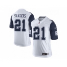 nike nfl jerseys dallas cowboys #21 deion sanders white[Limited throwback][sanders]