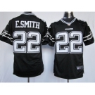 nike nfl jerseys dallas cowboys #22 e.smith black[nike limited]