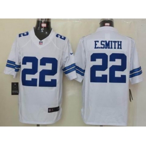 nike nfl jerseys dallas cowboys #22 e.smitth white[nike limited]