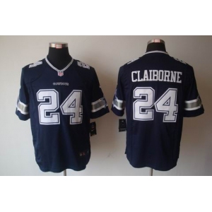 nike nfl jerseys dallas cowboys #24 claiborne blue[nike limited]