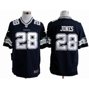 nike nfl jerseys dallas cowboys #28 felix jones blue[nike limited]