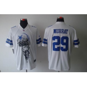 nike nfl jerseys dallas cowboys #29 murray white[helmet tri-blend limited]