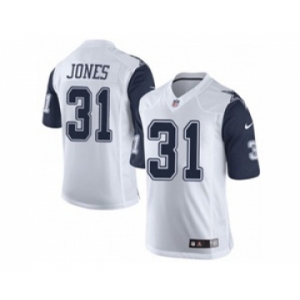 nike nfl jerseys dallas cowboys #31 jones white[Limited throwback]