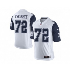 nike nfl jerseys dallas cowboys #72 travis frederick white[Limited throwback]