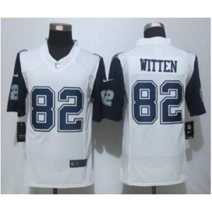 nike nfl jerseys dallas cowboys #82 jason witten white[Limited throwback]