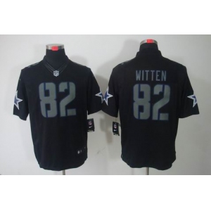 nike nfl jerseys dallas cowboys #82 witten black[nike limited]