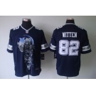 nike nfl jerseys dallas cowboys #82 witten blue[helmet tri-blend limited]