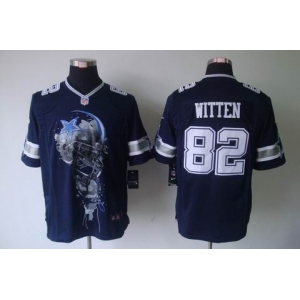nike nfl jerseys dallas cowboys #82 witten blue[helmet tri-blend limited]
