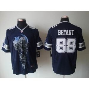 nike nfl jerseys dallas cowboys #88 bryant blue[helmet tri-blend limited]