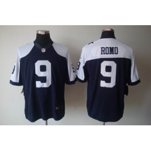 nike nfl jerseys dallas cowboys #9 romo blue[game limited throwback]