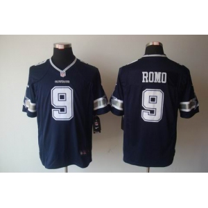 nike nfl jerseys dallas cowboys #9 romo grey blue[nike limited]