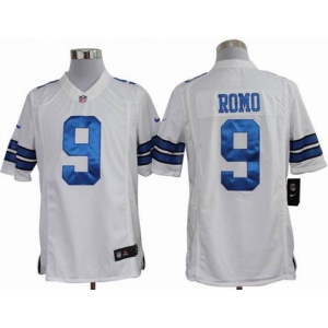 nike nfl jerseys dallas cowboys #9 romo white[nike limited]