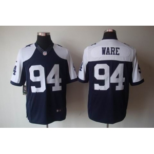 nike nfl jerseys dallas cowboys #94 ware blue(game limited throwback)