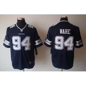 nike nfl jerseys dallas cowboys #94 ware blue[nike limited]