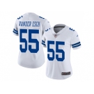 Women Nike Dallas Cowboys #55 Leighton Vander Esch White Stitched NFL Vapor Untouchable Limited Jersey