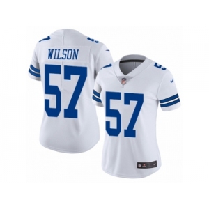 Women Nike Dallas Cowboys #57 Damien Wilson White Vapor Untouchable Limited Player NFL Jersey