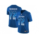 Women Nike Dallas Cowboys #72 Travis Frederick Royal Stitched NFL Limited NFC 2018 Pro Bowl Jersey