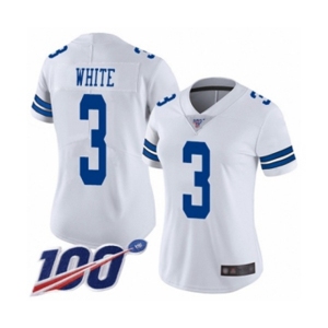 Women's Dallas Cowboys #3 Mike White Vapor Untouchable Limited Player 100th Season Football Jersey
