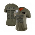Women's Dallas Cowboys #55 Leighton Vander Esch Limited Camo 2019 Salute to Service Football Jersey